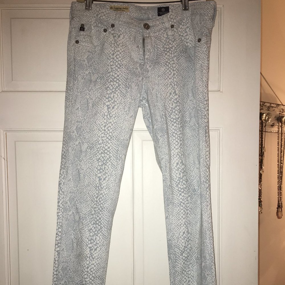 AG Adriano Goldschmied - Snakeskin print jeans